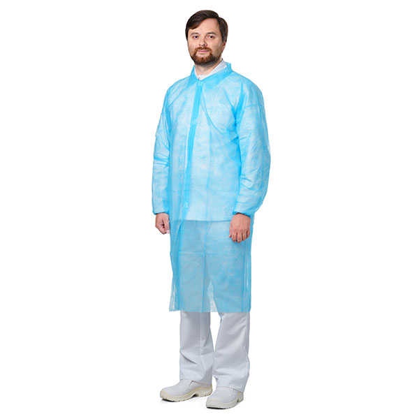 BaltLine халат PP на липучках, синий, 3XL, 120 x 145 см.