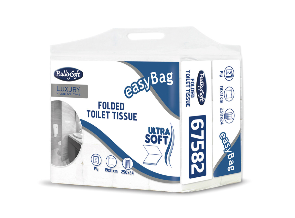 Bulkysoft Luxury туалетная бумага 250 шт. 19x11см, 2 слоя