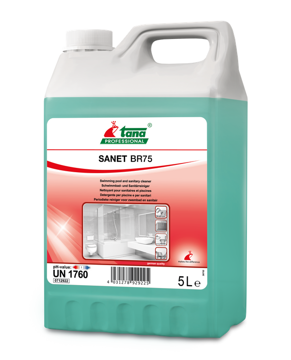 Tana SANET BR75 sanitāro telpu tīrīšanas līzeklis 5L