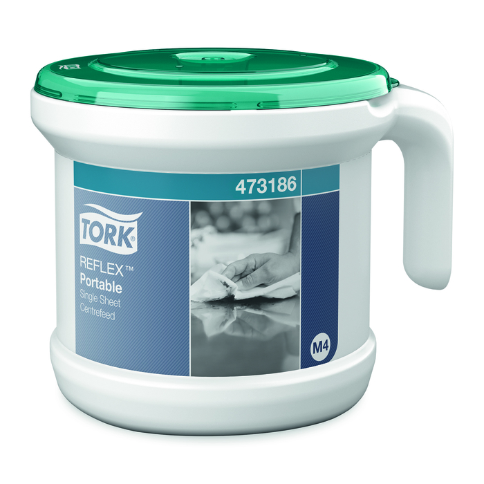 Tork Reflex Portable roku dvieļu dozators + papīrs 2-kārt. 151m, M4